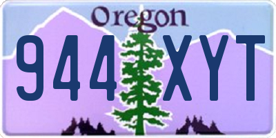 OR license plate 944XYT