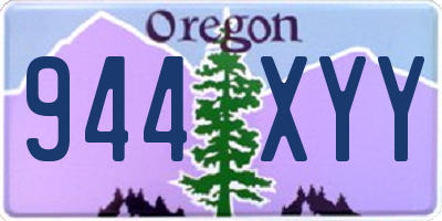 OR license plate 944XYY