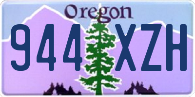OR license plate 944XZH