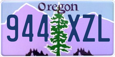 OR license plate 944XZL