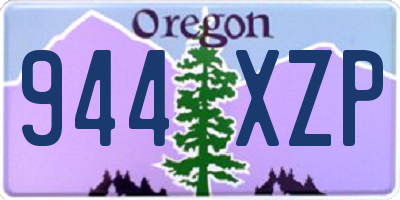 OR license plate 944XZP