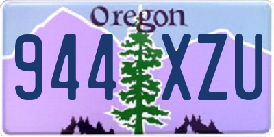 OR license plate 944XZU