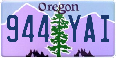 OR license plate 944YAI