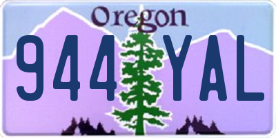 OR license plate 944YAL