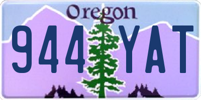 OR license plate 944YAT