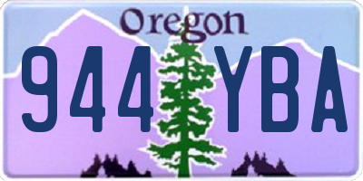 OR license plate 944YBA