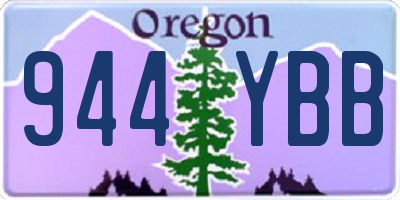 OR license plate 944YBB