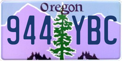 OR license plate 944YBC