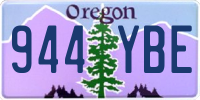OR license plate 944YBE