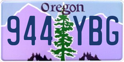 OR license plate 944YBG