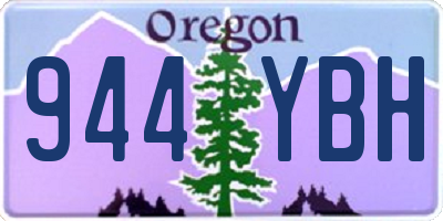 OR license plate 944YBH