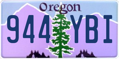OR license plate 944YBI