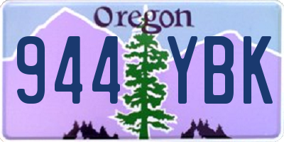 OR license plate 944YBK