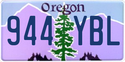 OR license plate 944YBL