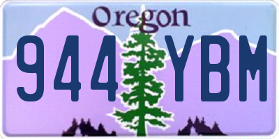 OR license plate 944YBM