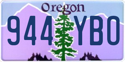 OR license plate 944YBO