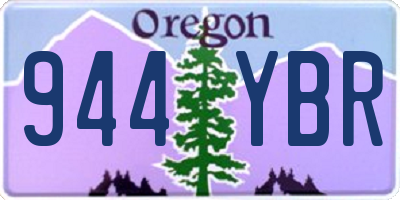 OR license plate 944YBR