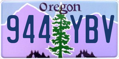 OR license plate 944YBV