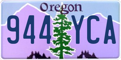 OR license plate 944YCA