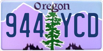 OR license plate 944YCD