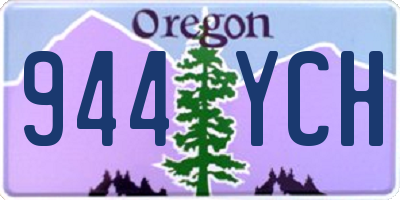 OR license plate 944YCH