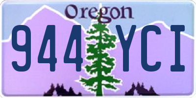 OR license plate 944YCI