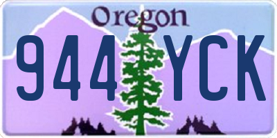 OR license plate 944YCK