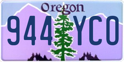 OR license plate 944YCO