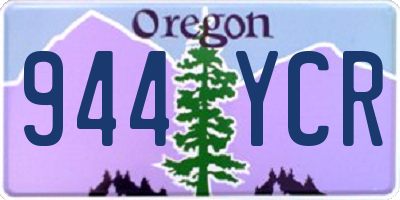 OR license plate 944YCR