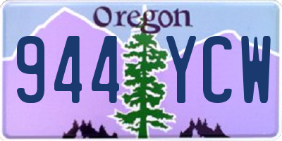 OR license plate 944YCW