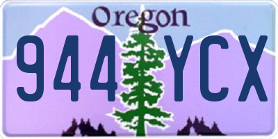 OR license plate 944YCX