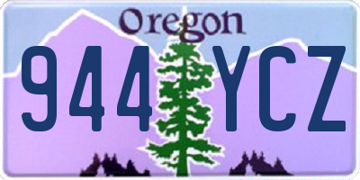 OR license plate 944YCZ