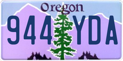 OR license plate 944YDA