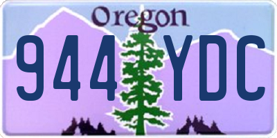 OR license plate 944YDC