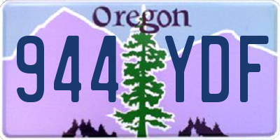 OR license plate 944YDF