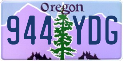 OR license plate 944YDG