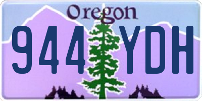 OR license plate 944YDH