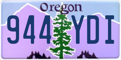 OR license plate 944YDI