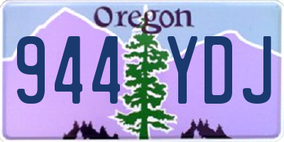 OR license plate 944YDJ