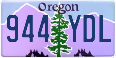 OR license plate 944YDL
