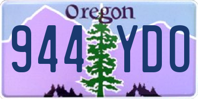 OR license plate 944YDO