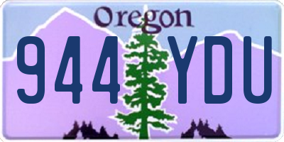 OR license plate 944YDU