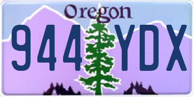 OR license plate 944YDX