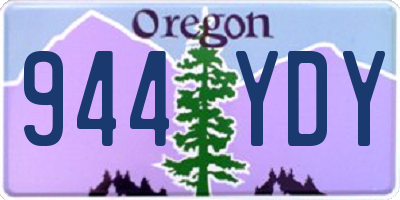 OR license plate 944YDY