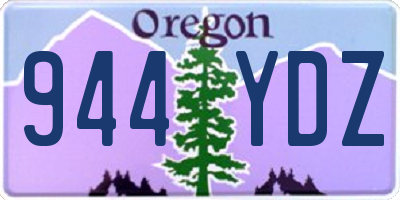 OR license plate 944YDZ