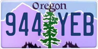 OR license plate 944YEB