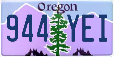 OR license plate 944YEI