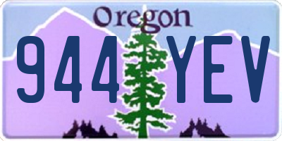 OR license plate 944YEV
