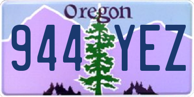 OR license plate 944YEZ