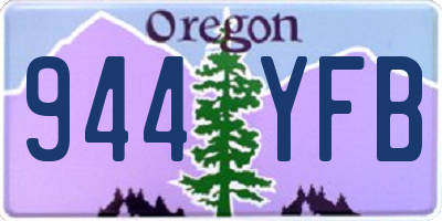 OR license plate 944YFB